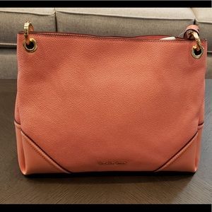 New Michael Kors Medium Nicole Shoulder Bag Peach